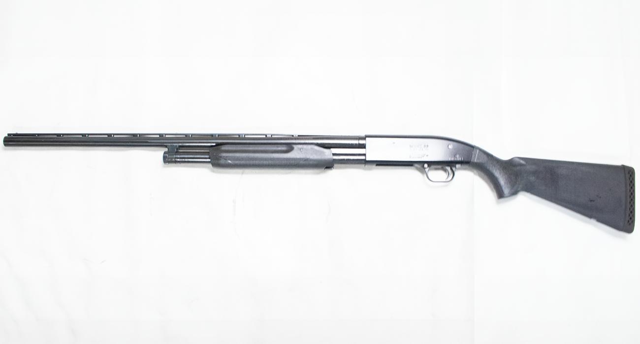 MAVERICK Model 88 12-Gauge Police Trade-In Pump-Action Shotgun with Padded Stock